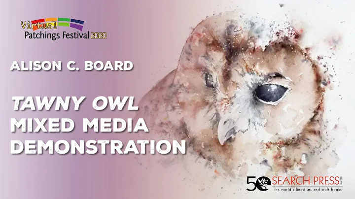 Tawny Owl Mixed Media Painting Demonstration Video...