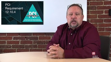 PCI Requirement 12.10.4 – Provide Training to Staff with Security Breach Responsibilities