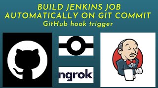 JENKINS  Build Job Automatically on Git Commit  Webhook | ngrok | Hook trigger for GITScm polling