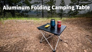 EDEUOEY Aluminum Folding Camping Table