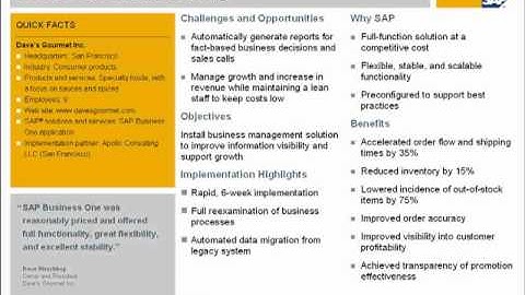 An Introduction to SAP Business One