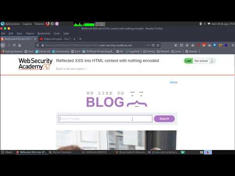Reflected XSS into HTML context with nothing encoded