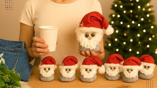 DIY Christmas Doll with Old Jeans & Paper Cup 🎅✨