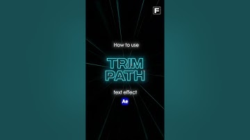 After Effects ✏️ Trim path | Tutorial