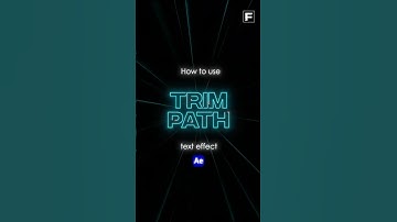 After Effects ✏️ Trim path | Tutorial