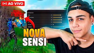 💙 FREITAS AO VIVO 💙 DESCOBRI A SENSI PERFEITA DA ATUALIZAÇÃO! 💙 FREE FIRE MOBILE 💙