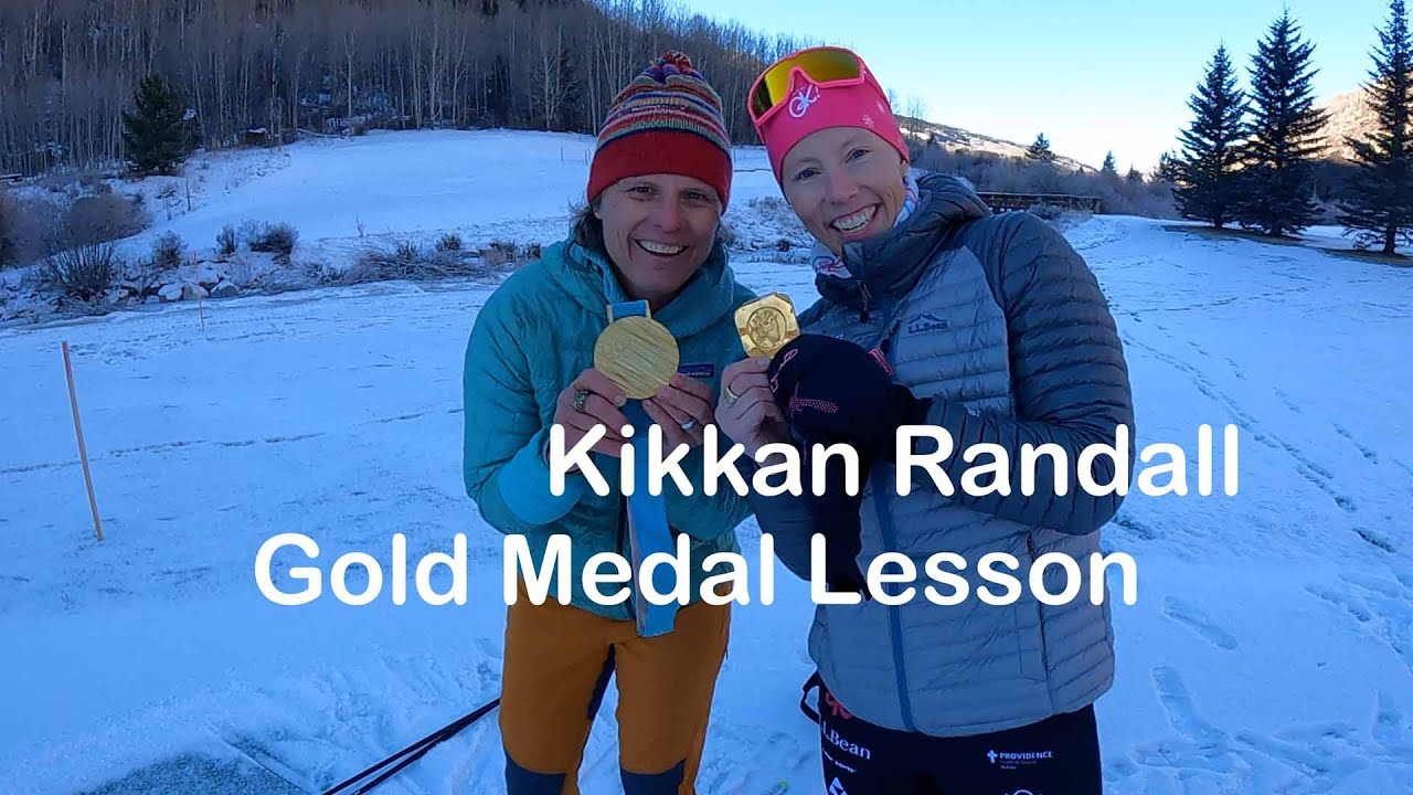 Cross Country ski lesson with Gold Medalist Kikkan Randall YouTube