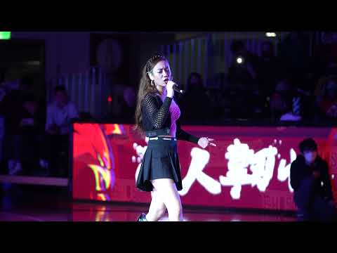 20220101 T1籃球聯盟 雲豹VS獵鷹--賽後演唱會--Julia Wu 吳卓源--better off without you