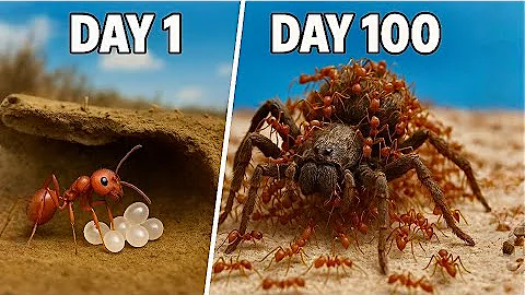 1000 Fire Ants vs Deadly Prey | 100 Days of Colony War
