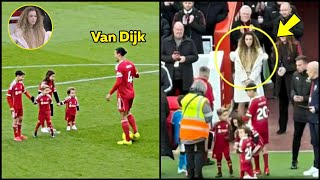 Van Dijk Walks Out At Anfield With Diogo Jotas Sons Reactions