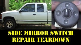 1995 Chevy truck mirror switch replace repair teardown by JasonDoesDIY 12,396 views 7 years ago 8 minutes, 57 seconds