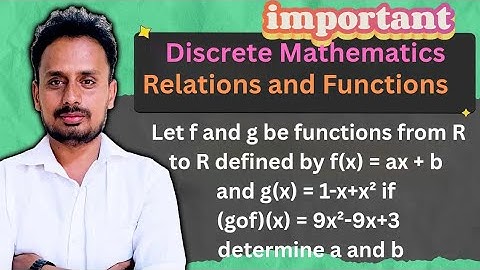 Discrete Mathematics | BCS405A | Module 3: Relations and Functions