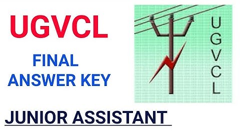 UGVCL Vidyut Sahayak (Junior Assistant)Final Answer Key 2021