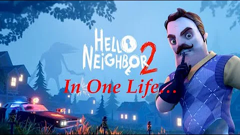 Hello Neighbor 2 But if I DIE I Reset (Edit of Stream)