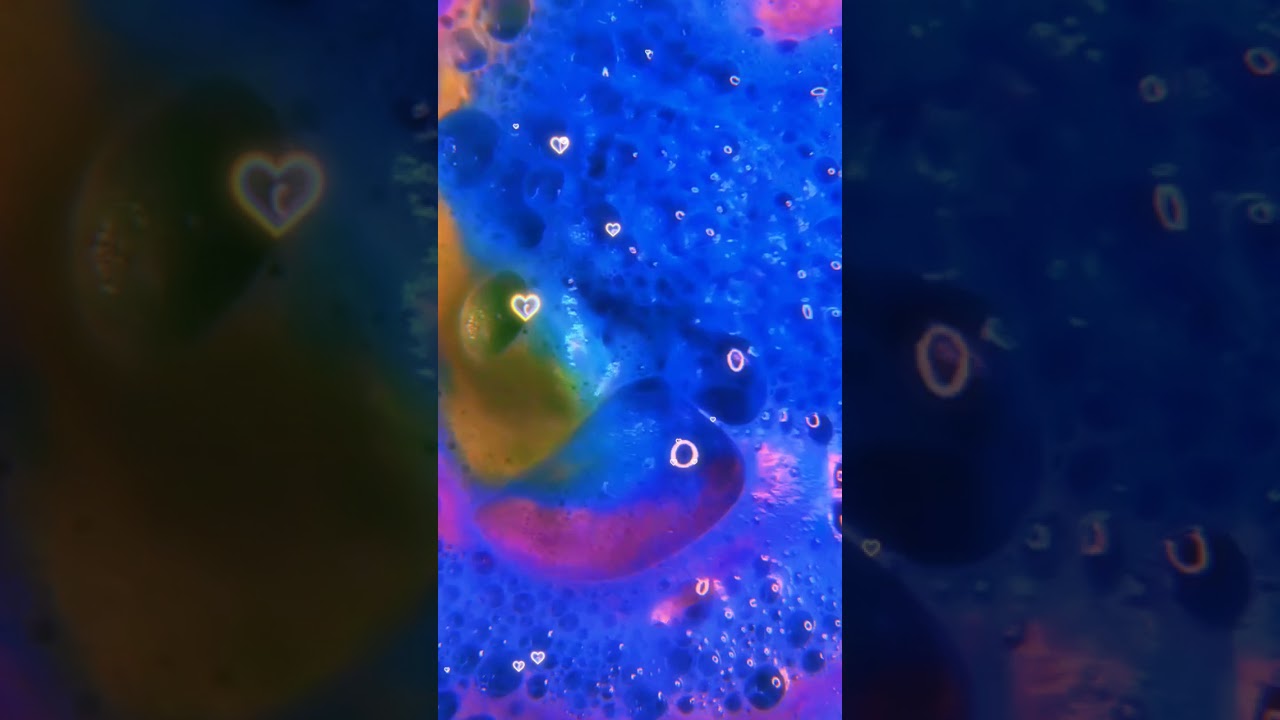 bath bomb demo | bright colors | lush