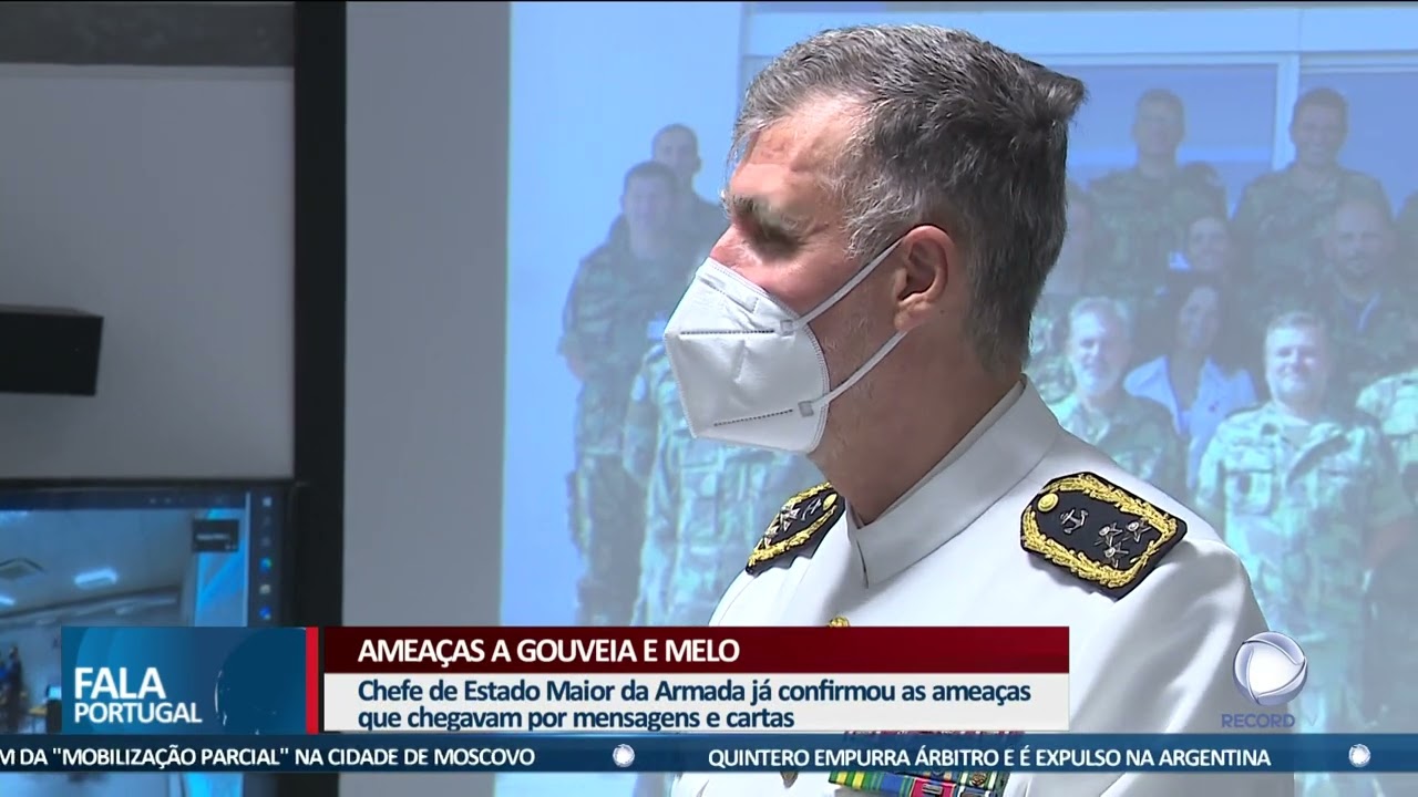 PJ investiga ameaças a Gouveia e Melo