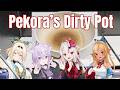 Okayu, Flare, Ayame, and Iroha's Reaction to Pekora's Dirty Pot