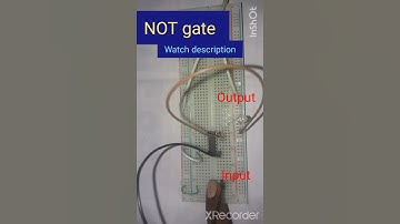 Logic gates-NOT gate #youtube #shorts