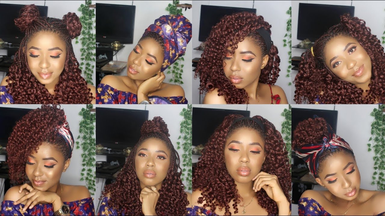 Featured image of post Short Box Braids With Curly Ends Goddess box braids crochet braids hair with curly ends synthetic kanekalon fiber braiding hair 24 inch 6 packs lot 1b 30