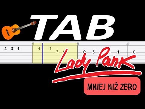 🎸 Mniej niż zero (Lady Pank) - melodia TAB (gitara) 🎵 TABY I NUTY W OPISIE 🎼