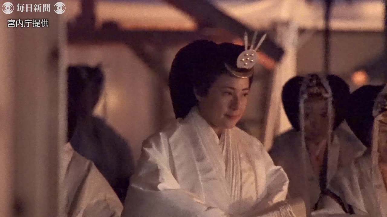 大嘗宮の儀、厳かに 即位行事「大嘗祭」の中心的儀式 - YouTube