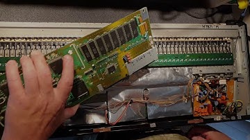 Korg Wavestation Ex Display and Tacktile switches repair.