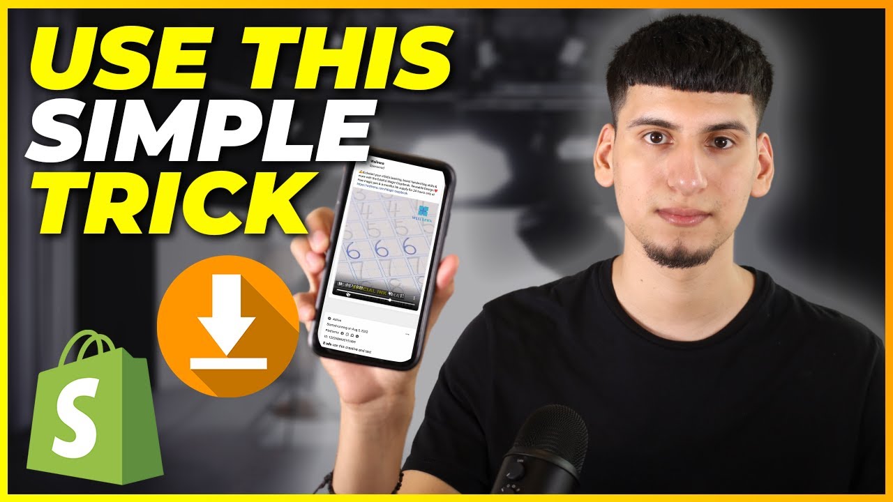 How To Download Ads From Facebook Ad Library - Shopify Dropshipping -  YouTube