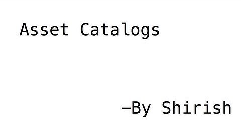 Xcode 5 - AssetCatalog