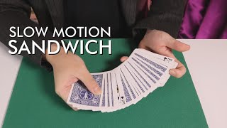 Slow Motion Sandwich By Kimoon Do 마술은 느릴수록 신기하다 ? 마술사 도기문 카드마술