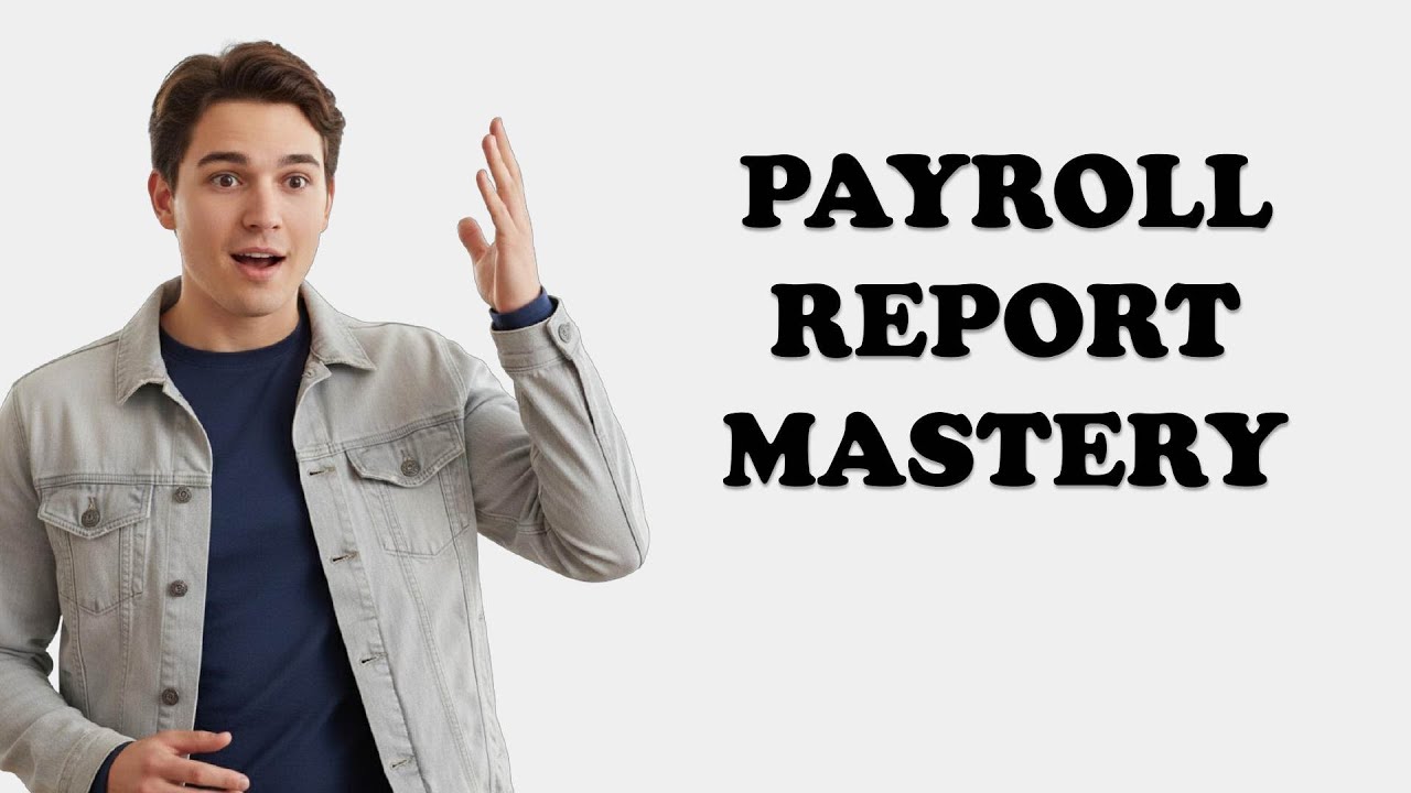 How To Run Quarterly Payroll Reports In Quickbooks Online? - YouTube