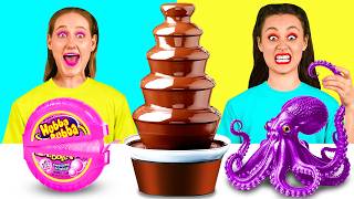 Desafío De Fuente De Chocolate | Guerras de Bromas por KaZaZa Challenge