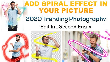 (2020)Neon Spiral/Glowing Effect | New Latest Trending Photography Android | How To Add SpiralEffect