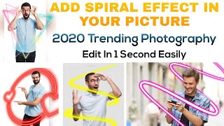 (2020)Neon Spiral/Glowing Effect | New Latest Trending Photography Android | How To Add SpiralEffect screenshot 1