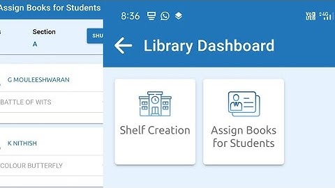 TNSED APP Library Book Assignment Shelf creation Assign Books for Students NEW UPDATE