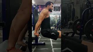 Triceps Dips💪🏋♂️#gymmotivation #naturalbodybilding #triceps #tricepsworkout#highlights#trainding