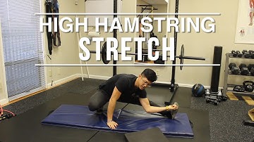 High hamstring stretch - the bent knee cossack stretch