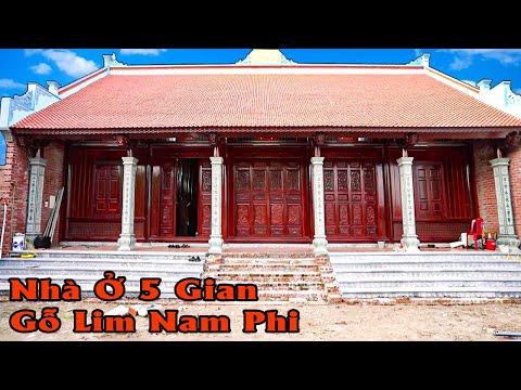 Mẫu Nhà Gỗ Kết Hợp Ở Và Thờ Siêu Đẹp Bằng Gỗ Lim Nam Phi Hải Hậu, Nam Định
