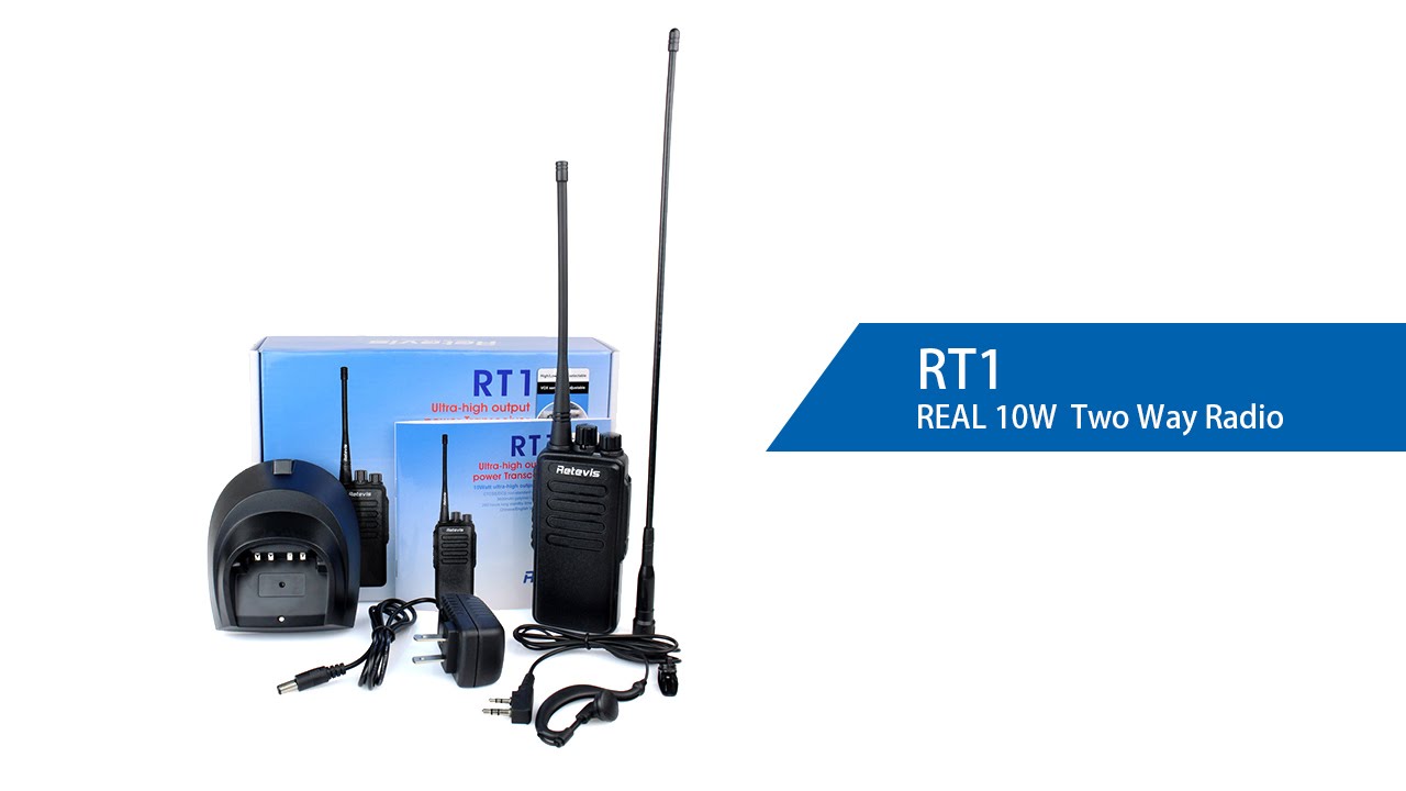 RT1 10W Long Range Walkie Talkie(UHF/VHF)