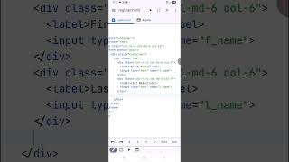 How to design register form html css.