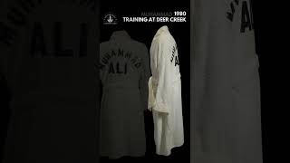 1980 Lether Letters on Boxer Muhamad Alis Terrycloth Robe