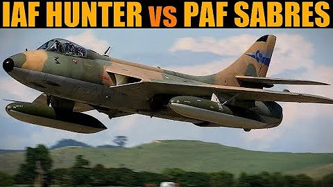 1965 Alfred Cooke's Hunter vs 4 x PAF F-86 Sabres ...