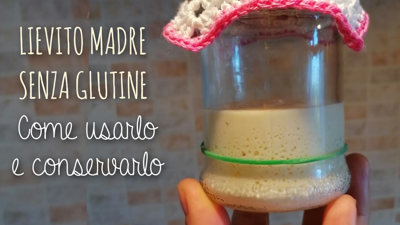 COME USARE E CONSERVARE IL LIEVITO MADRE SENZA GLUTINE