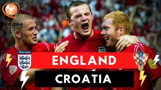 England vs Croatia 4-2 All Goals & Highlights ( 2004 UEFA EURO )