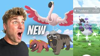 ✨NEW Shiny Flamigo Hunt, SHADOW Thundurus Raids and NEW Maschiff in Pokemon Go LIVE!✨