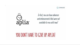 Your New Aplia Experience!