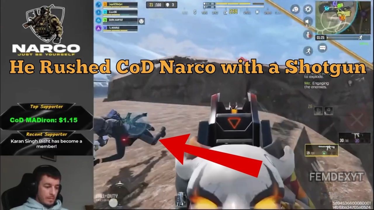 CoD Narco did an insane 1v8 clutch in the final zone Call of Duty ...