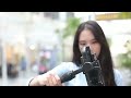 Three axis hand held anti shake stabilizer vlog smart phone with camera pan tilt