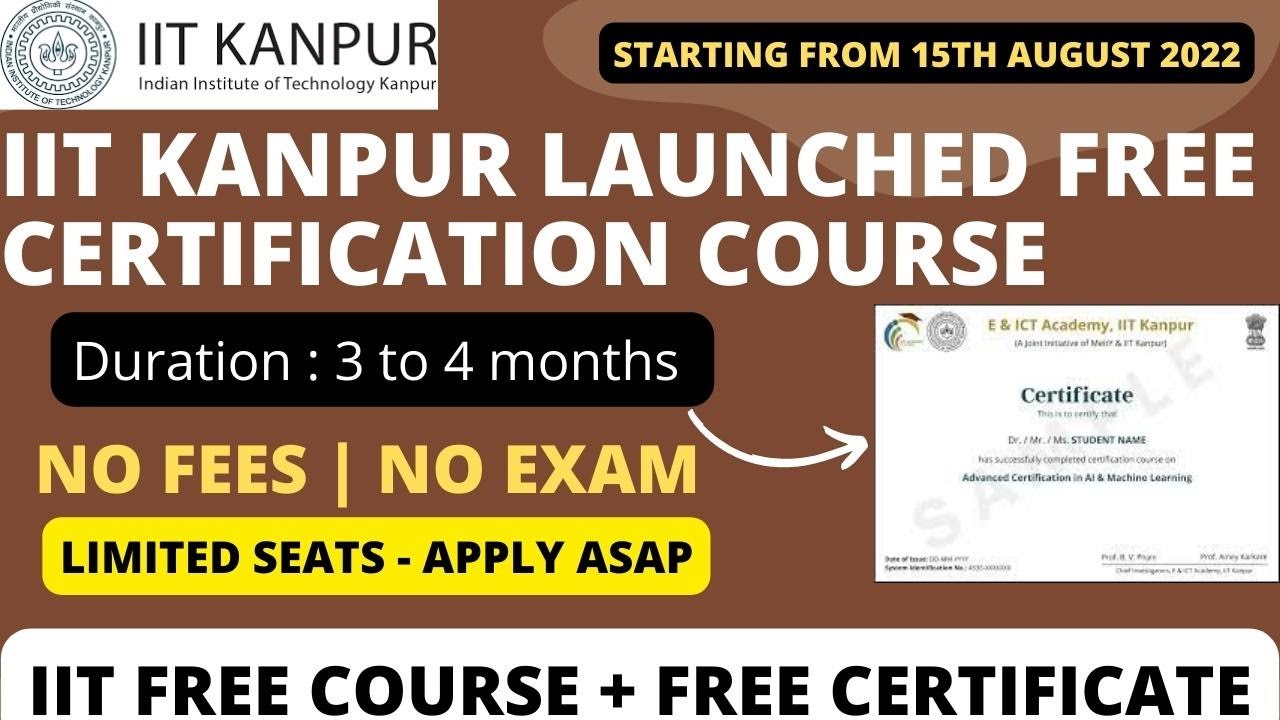 iit-kanpur-launched-free-online-certification-course-iit-free-certificate-iit-short-term
