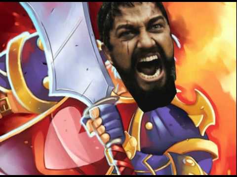 Sparta Remix + Leeroy Jenkins Remix V2 - OMG YES EPIC

YTMND link: http://leeroysparta.ytmnd.com/

Credit goes to "Funtastic Power!" for the Sparta pattern and the BG Music
http://www.keaton-world.com/