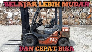 Cara Mudah Mengoperasikan FORKLIFT Manual Bagi Pemula || Jadi Operator FORKLIFT Lebih Cepat